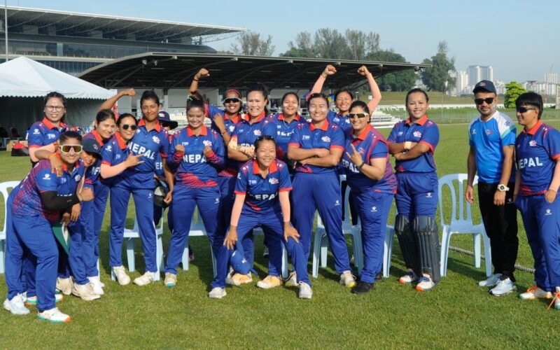 एसिसी वुमन्स प्रिमियर कपअन्तर्गत हङकङविरुद्ध नेपालको सानदार जित