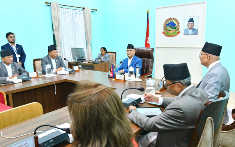 एक महिनाभित्र जनताले अनुभूति हुने गरी काम गर्न मन्त्रीहरूलाई नवनियुक्त प्रधानमन्त्री ओलीको निर्देशन