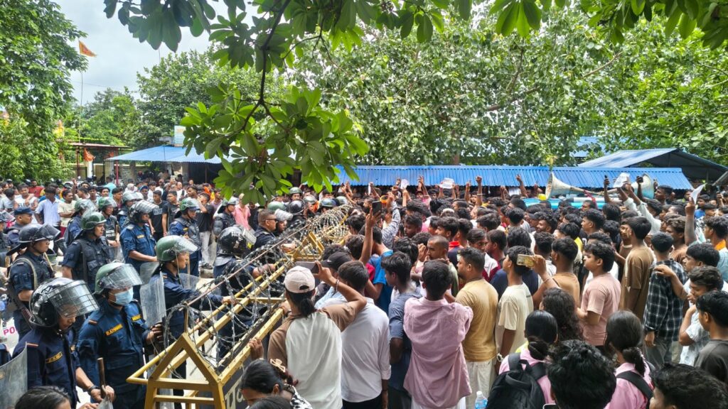 सुनसरी घटनाको विरोधमा विराटनगरमा नाराबाजी