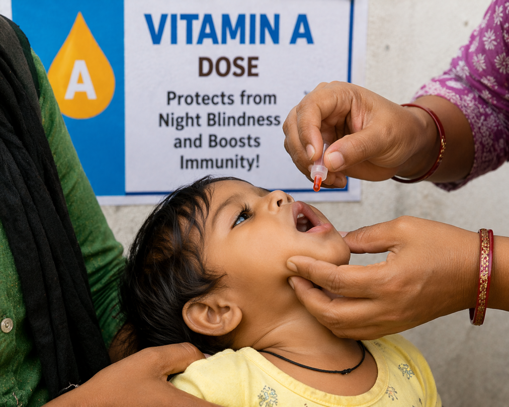 दुई दिनसम्म भिटामिन ‘ए’ र जुकाको औषधि वितरण