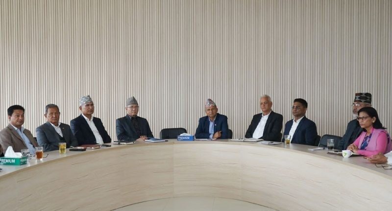 च्यासलमा एमाले नेताहरूको जमघट