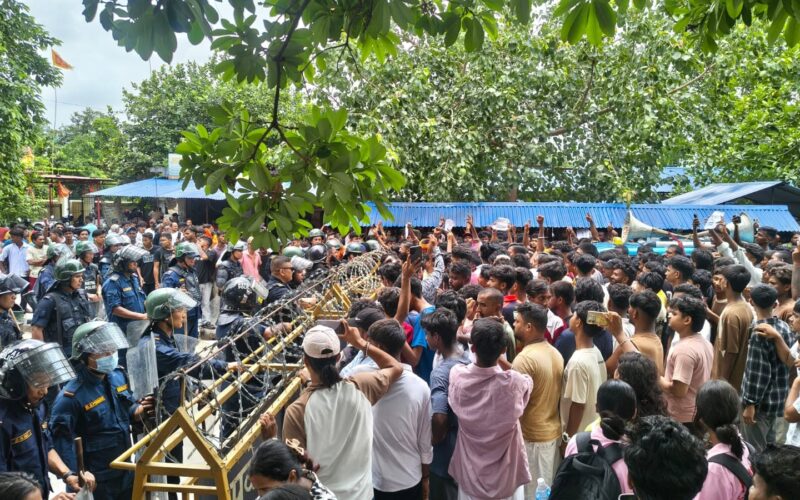 सुनसरी घटनाको विरोधमा विराटनगरमा नाराबाजी